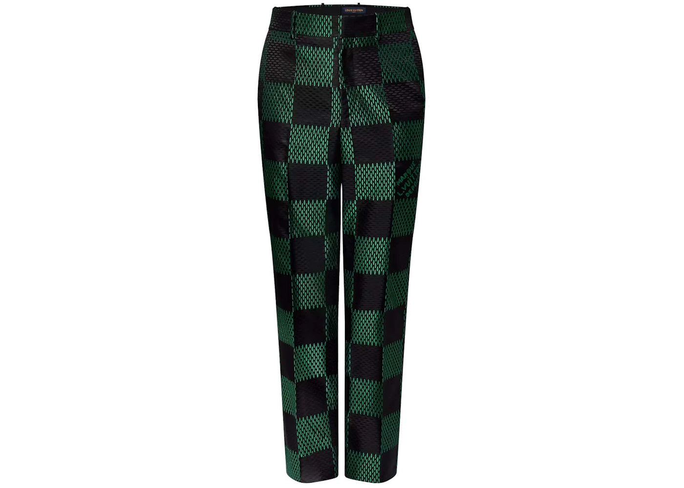 Louis Vuitton Damier Nylon Cigarette Pants Jolly Green