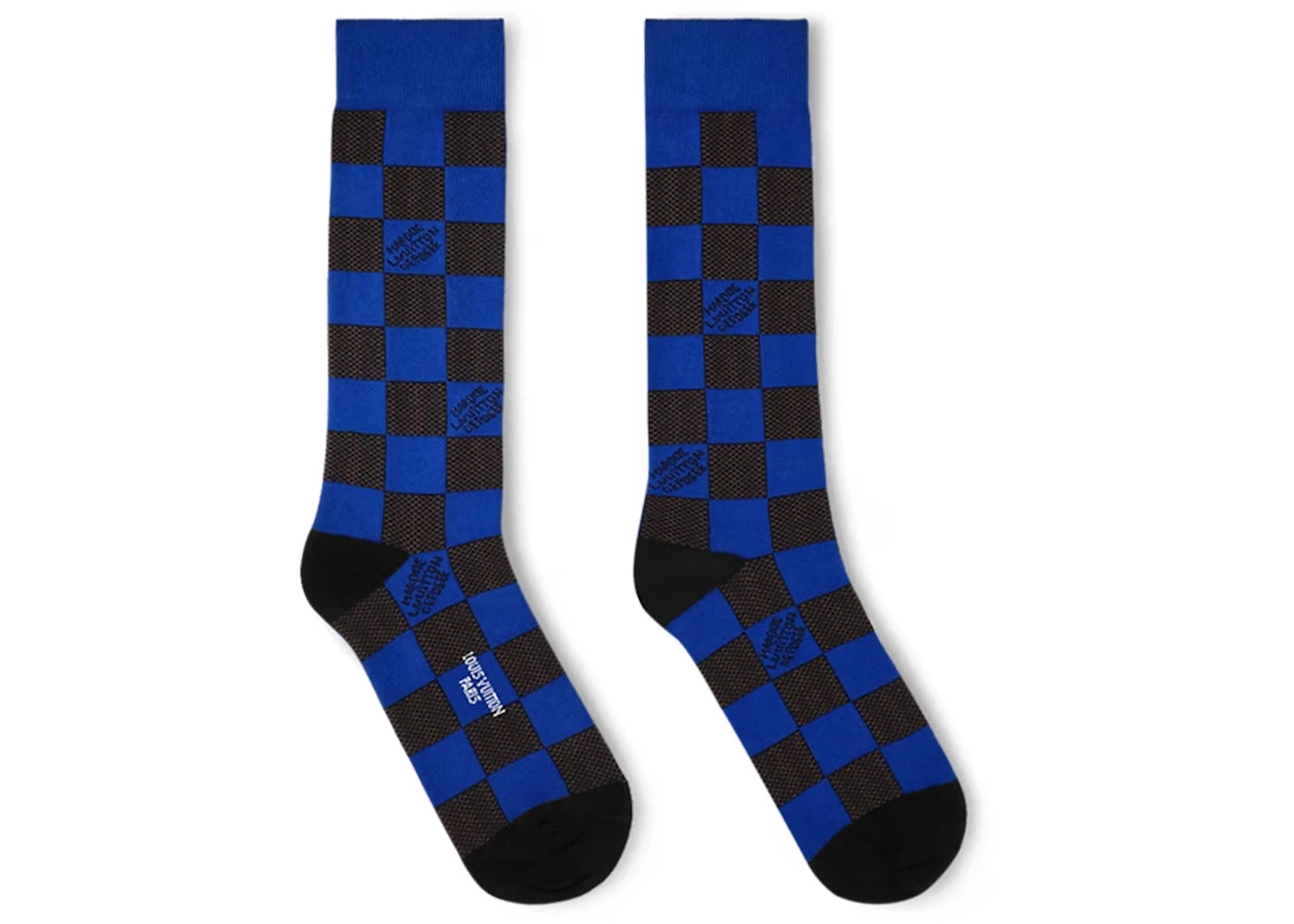 Louis Vuitton Damier Pop Socks Blue