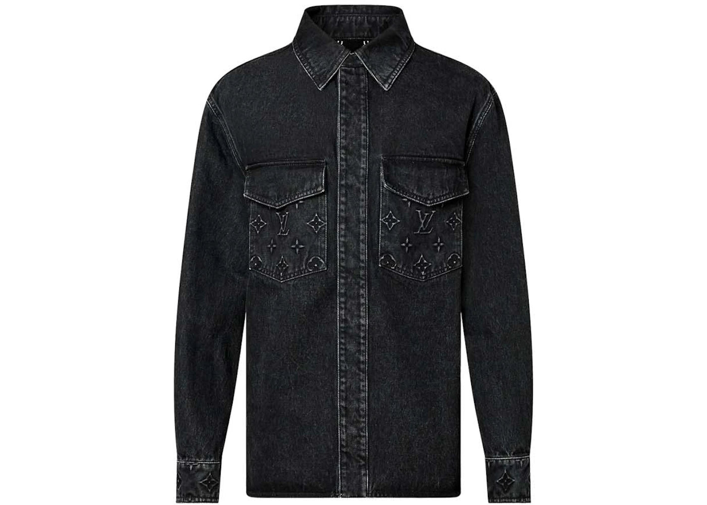 Louis Vuitton Denim Overshirt Black