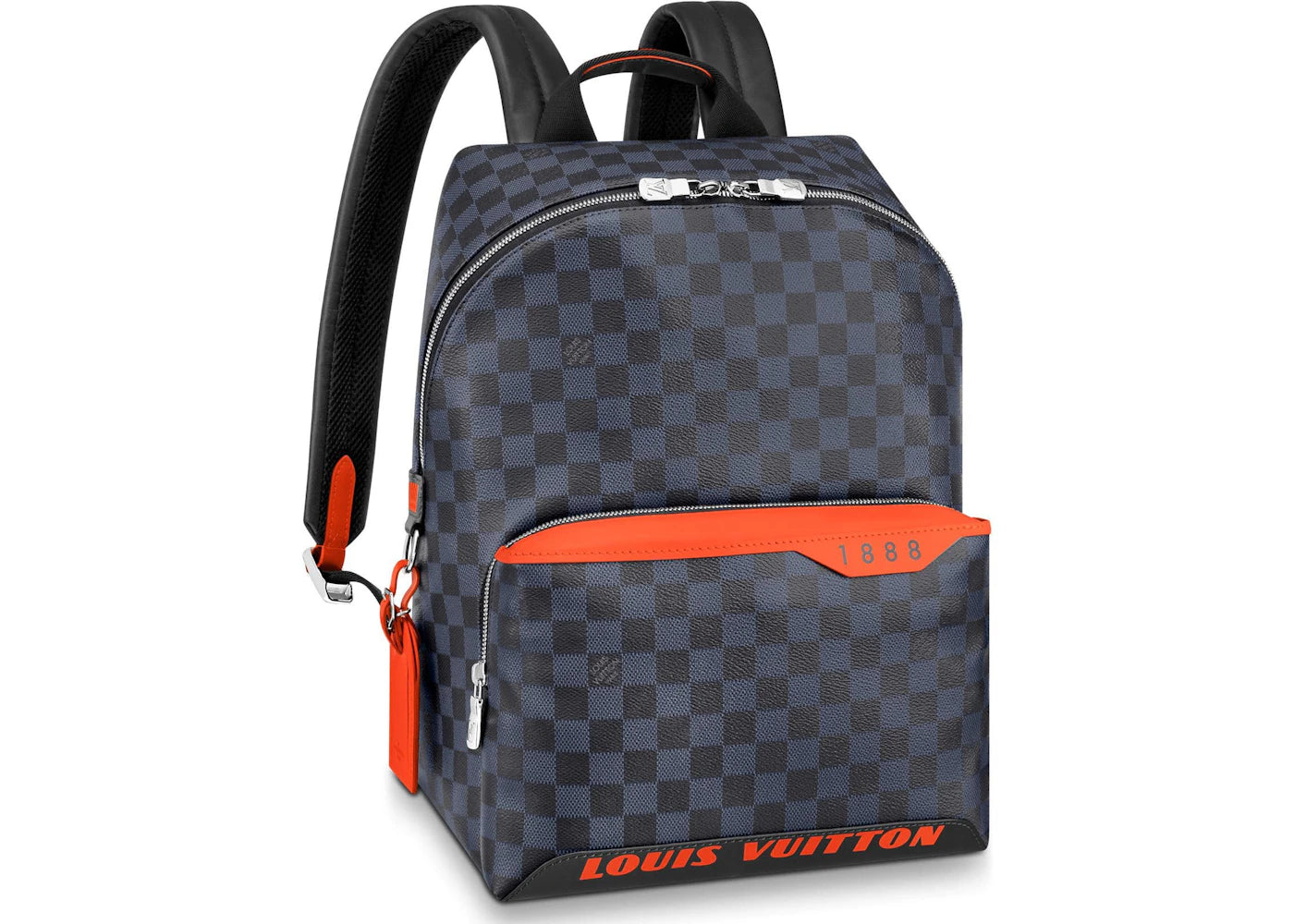 Louis Vuitton Discovery Backpack Damier Cobalt Race PM Blue Orange