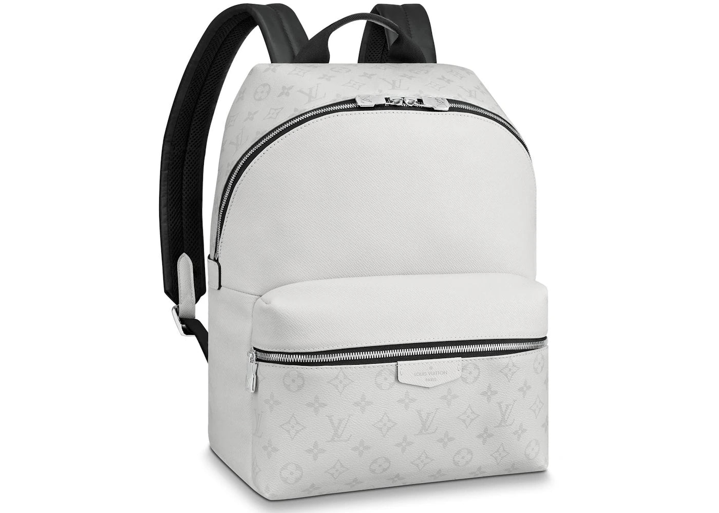 Louis Vuitton Discovery Backpack Monogram Antarctica Taiga PM White