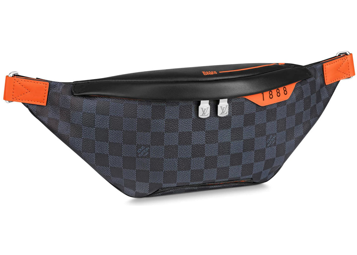 Louis Vuitton Discovery Bumbag Damier Cobalt Race Blue Orange