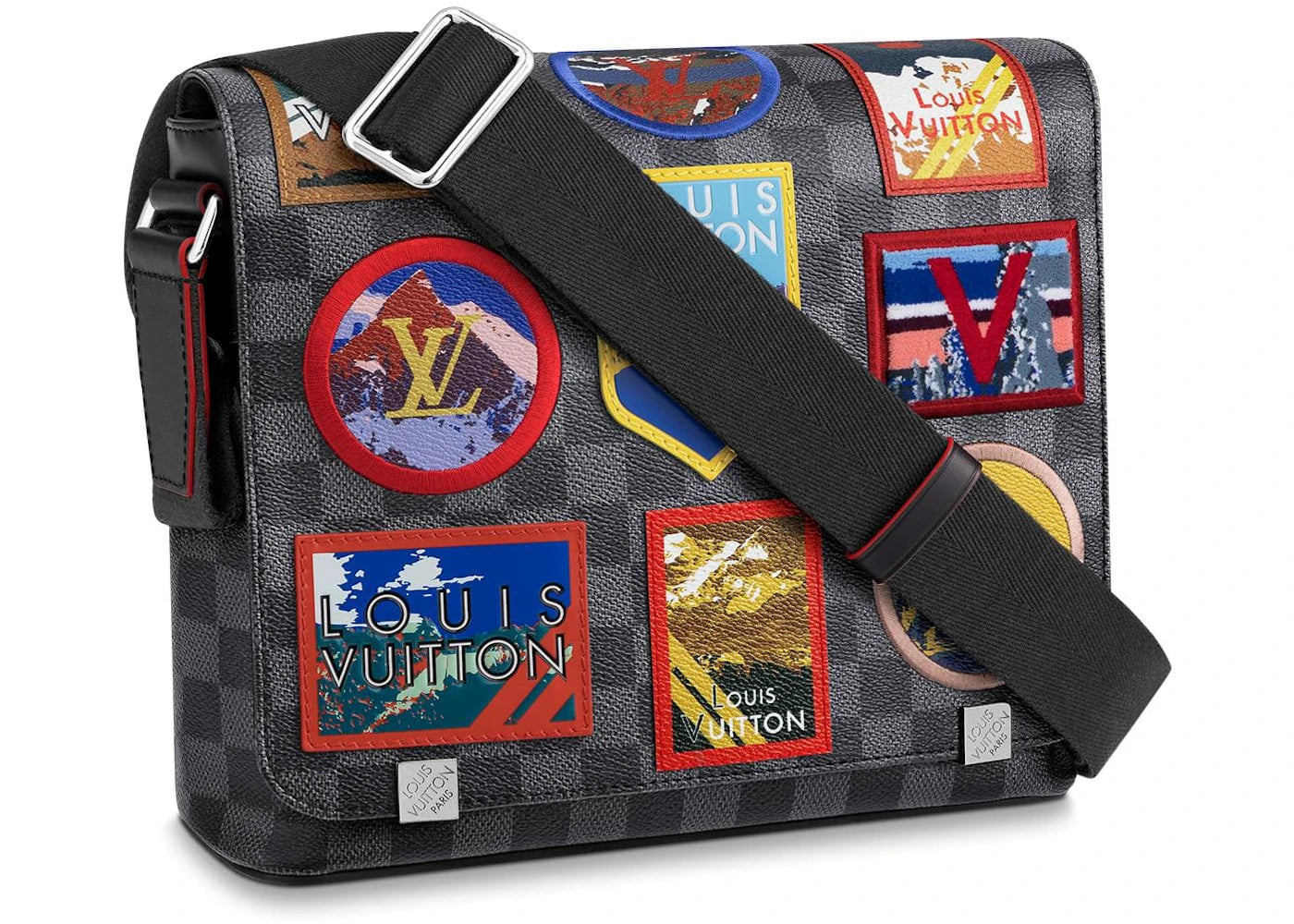 Louis Vuitton District Messenger Damier Graphite Alps PM