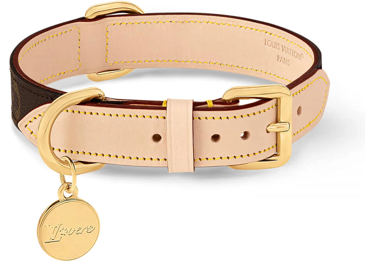 Louis Vuitton Dog Collar PM Monogram