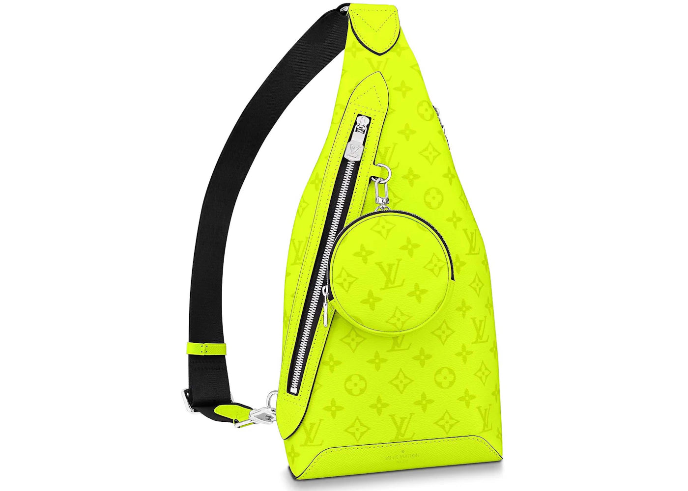 Louis Vuitton Duo Sling Bag Neon Yellow