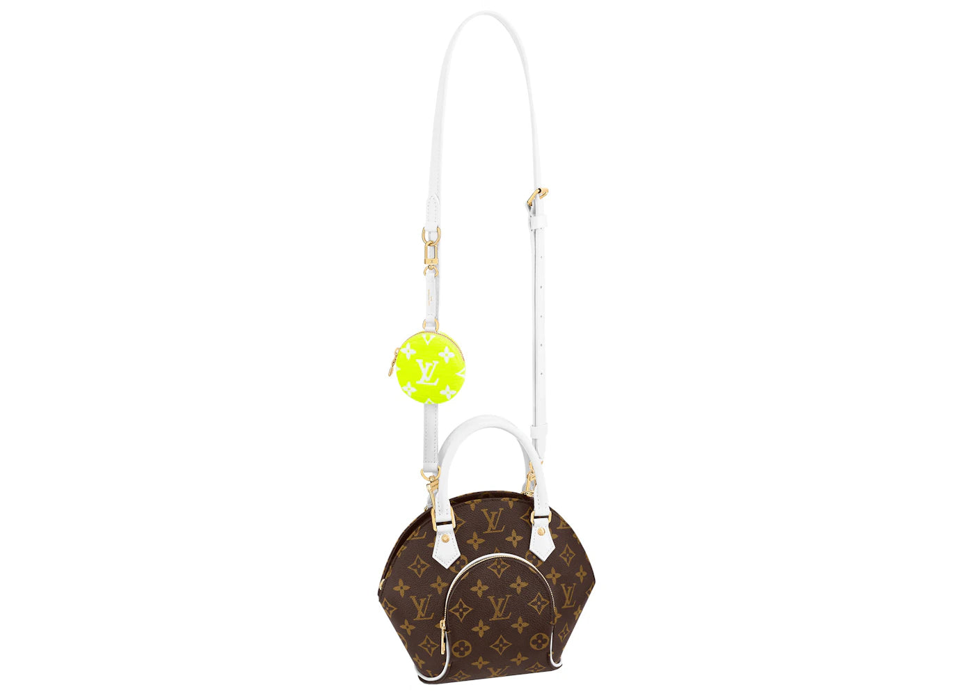 Louis Vuitton Ellipse BB White/Brown