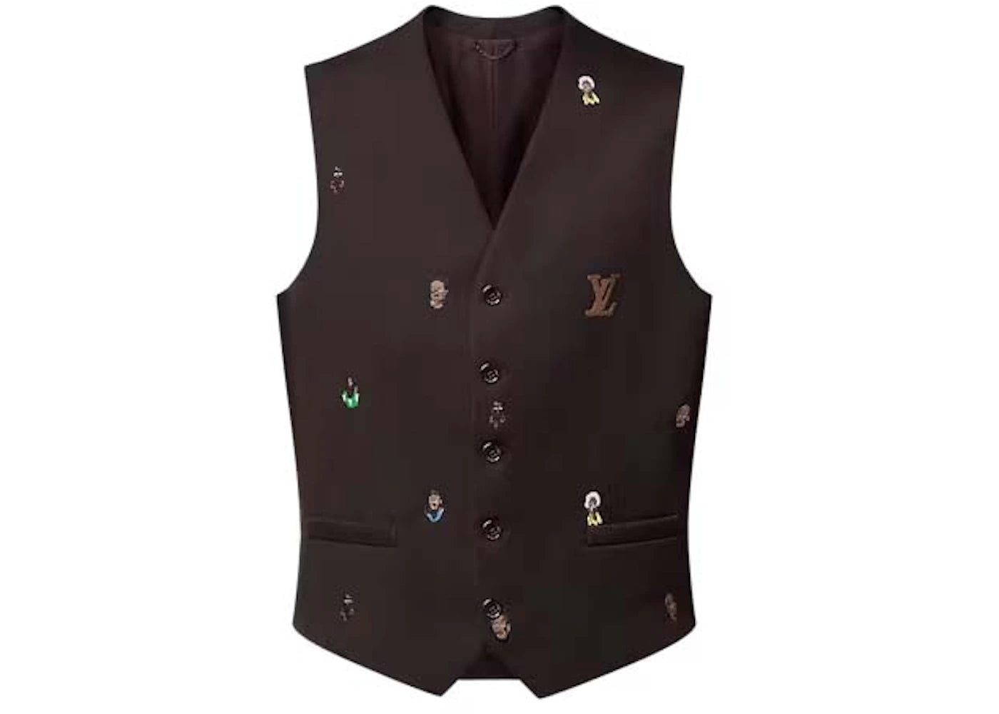 Louis Vuitton Embroidered Classic Waistcoat Henry Taylor Ebony