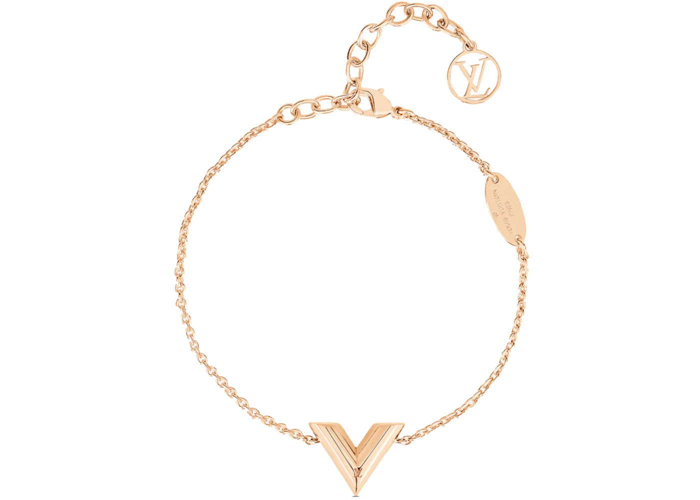 Louis Vuitton Essential V Bracelet Rose Gold