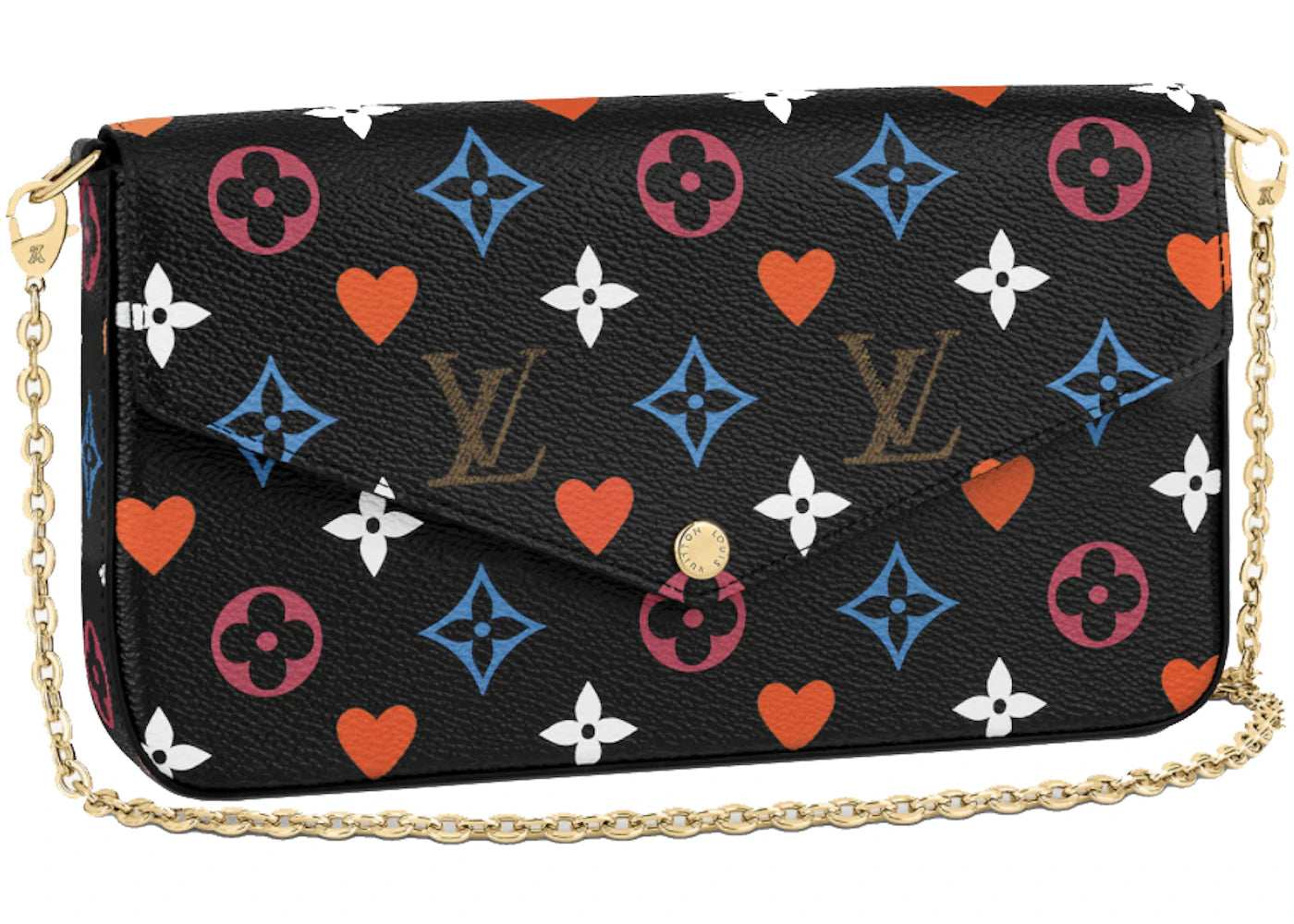 Louis Vuitton Felicie Pochette Game On Black