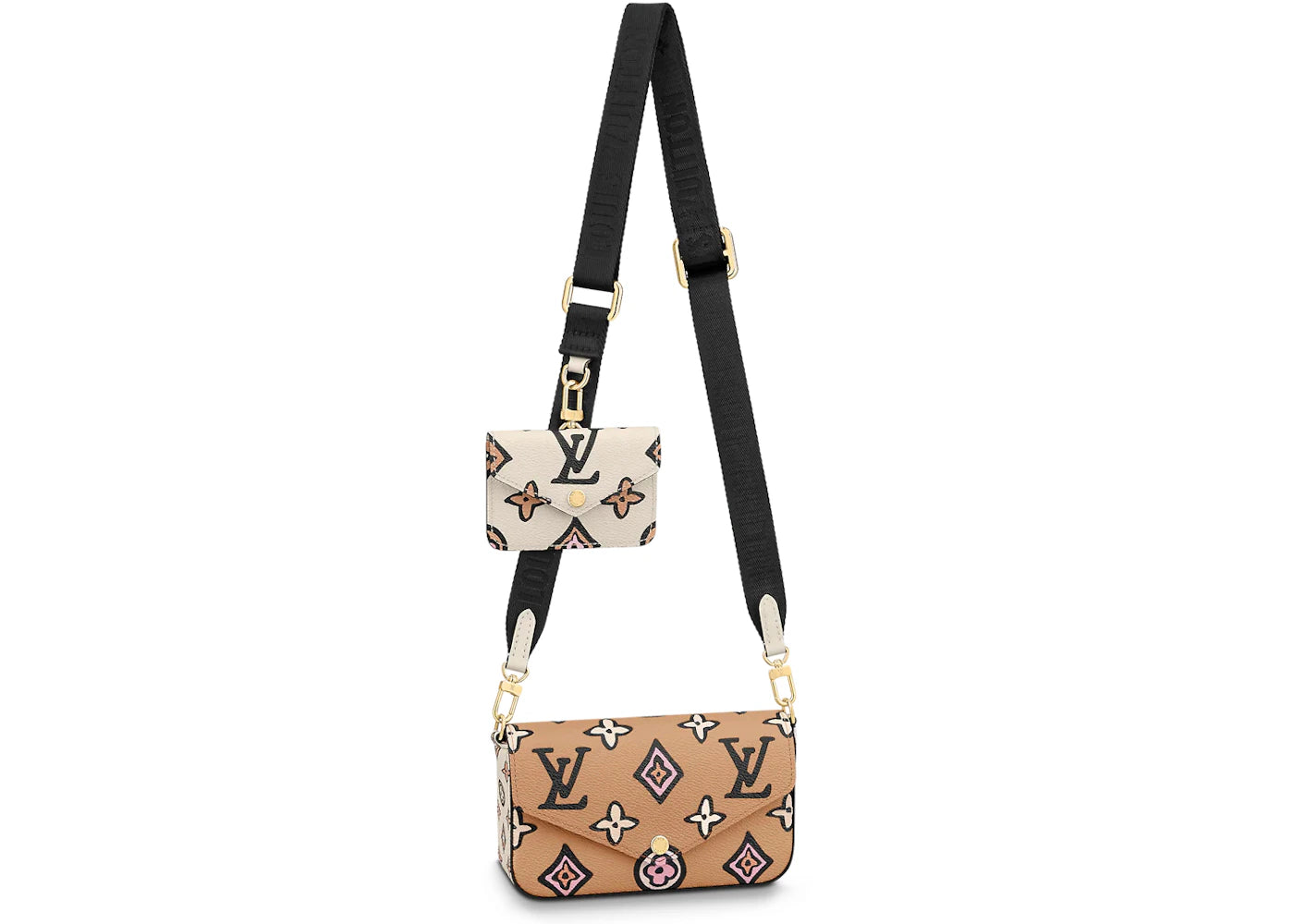 Louis Vuitton Félicie Strap & Go Wild At Heart Arizona Beige