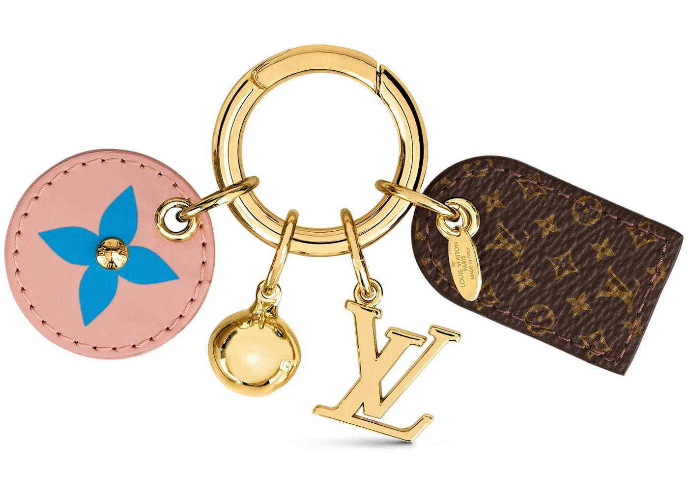 Louis Vuitton Fetish Luggage Tag Key Holder Multicolor