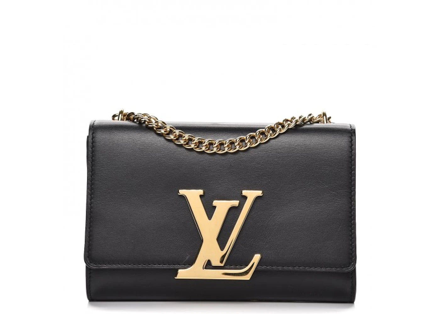 Louis Vuitton Flap Chain Louise MM Black