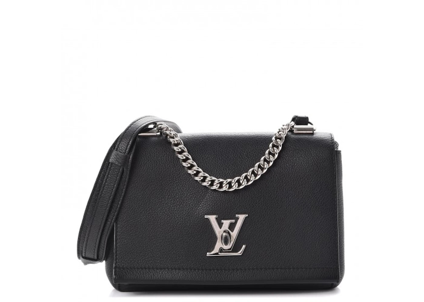 Louis Vuitton Flap Lockme II BB Noir Black