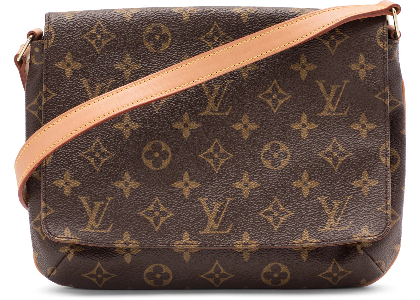 Louis Vuitton Flap Musette Tango Short Strap Monogram Brown