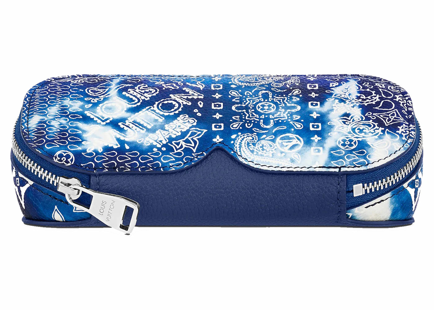 Louis Vuitton GM Sunglasses Case Blue/White (GI0764)