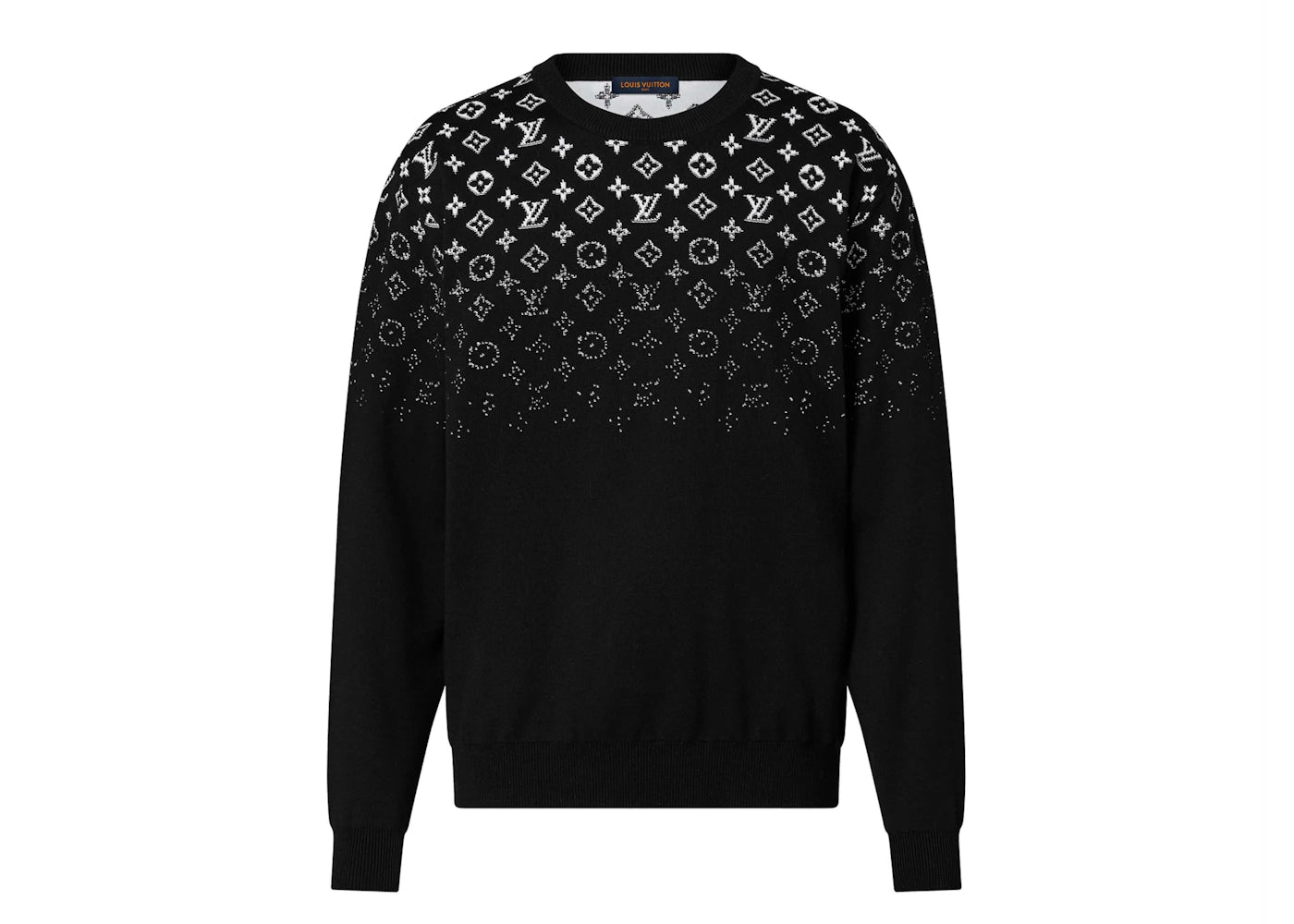 Louis Vuitton Gradient Cotton Crewneck Black/White