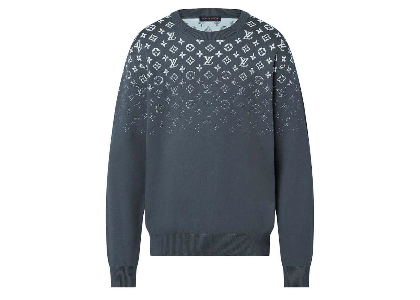 Louis Vuitton Gradient Cotton Crewneck Volcanic Ash