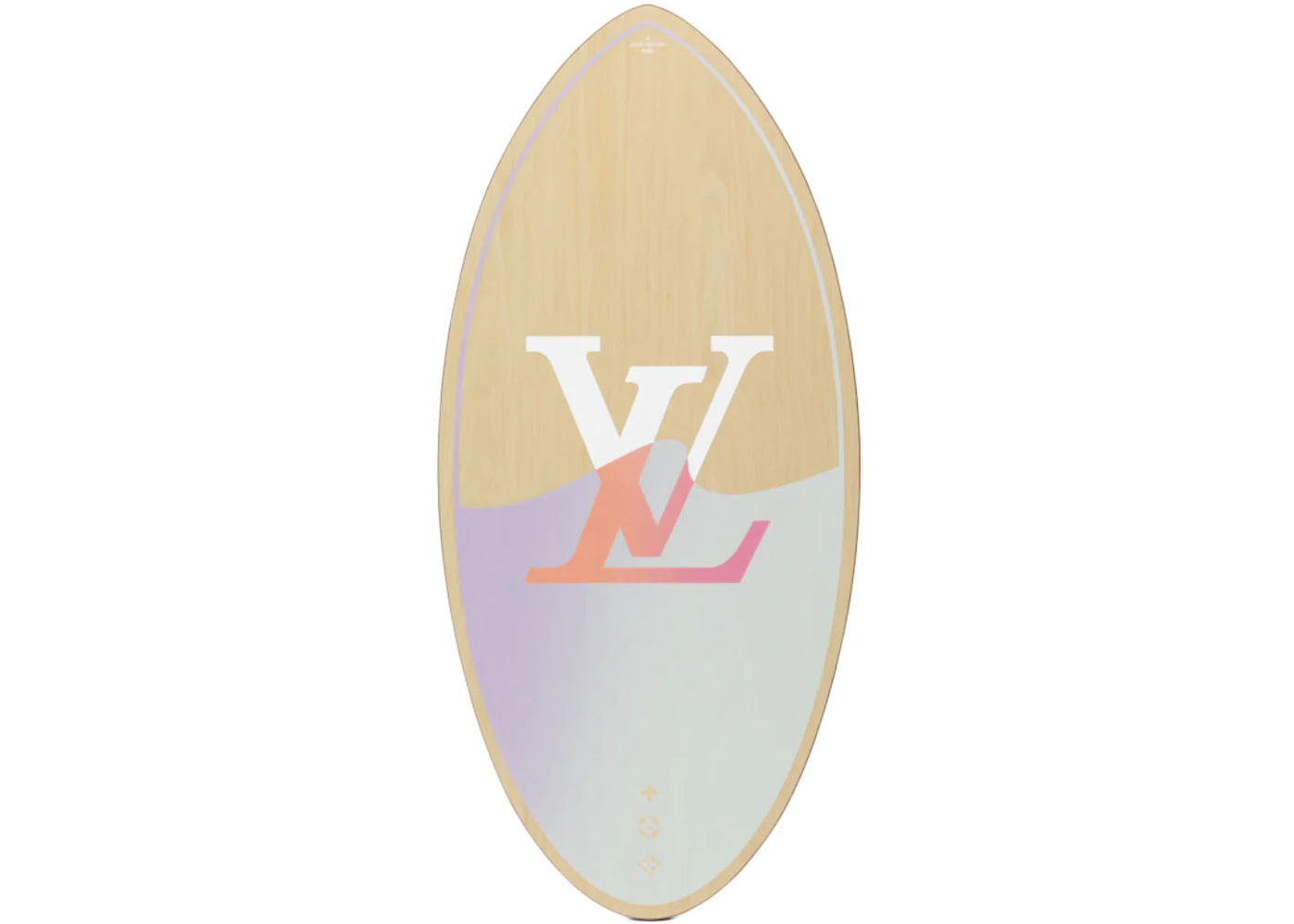 Louis Vuitton Gradient Wood Skimboard