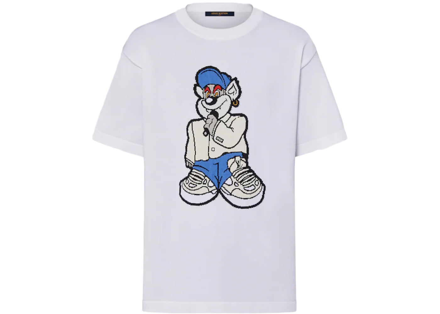 Louis Vuitton Graphic Short-Sleeved Knitwear Optical White