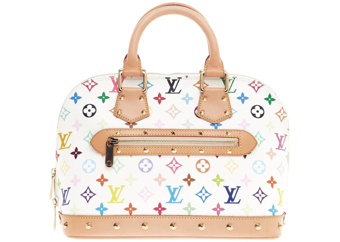 Louis Vuitton x Takashi Murakami Alma Monogram PM White Multicolor