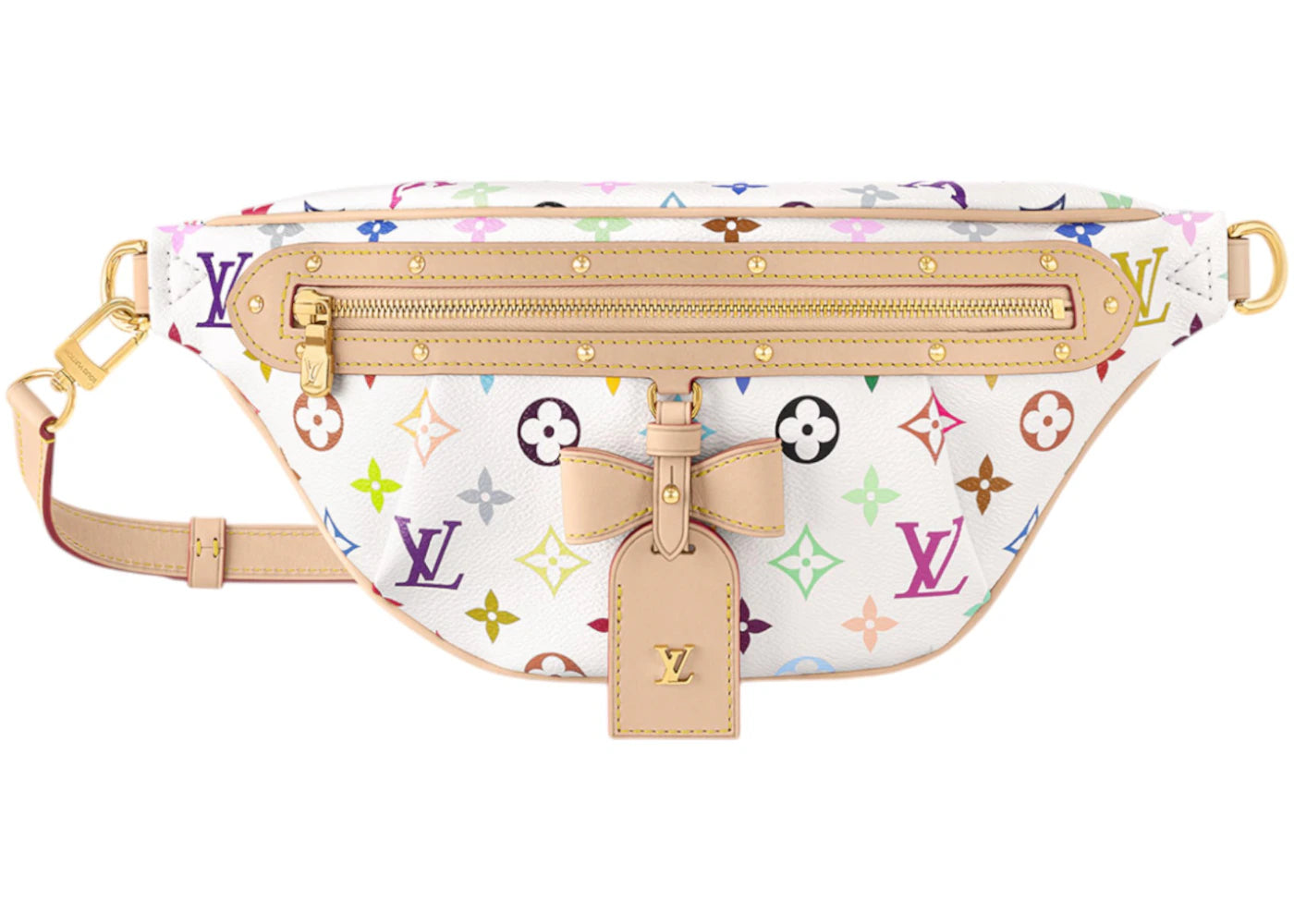 Louis Vuitton x Takashi Murakami High Rise White Multicolored