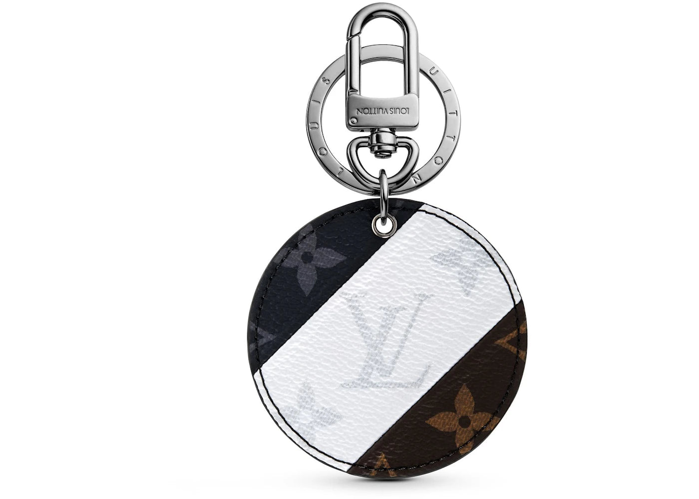 Louis Vuitton Illustre Bag Charm and Key Holder Monogram White/Eclipse/Brown