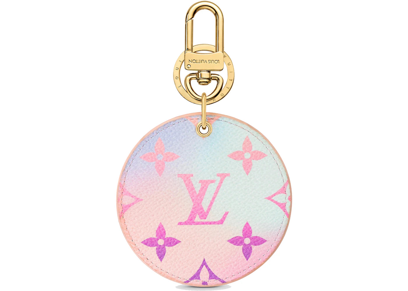 Louis Vuitton Illustre Bag Charm and Key Holder Sunrise Pastel