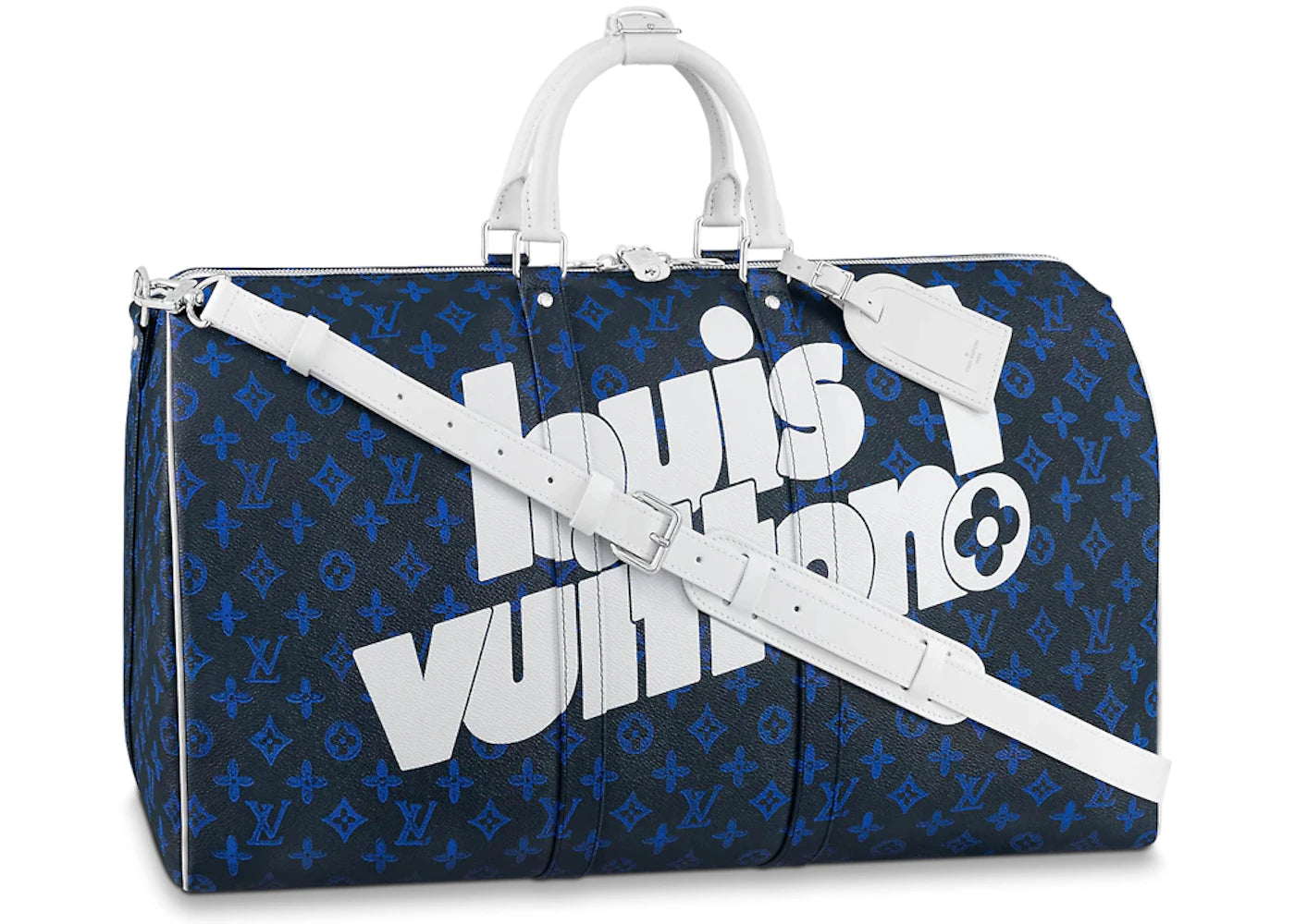 Louis Vuitton Keepall 50 Monogram Blue