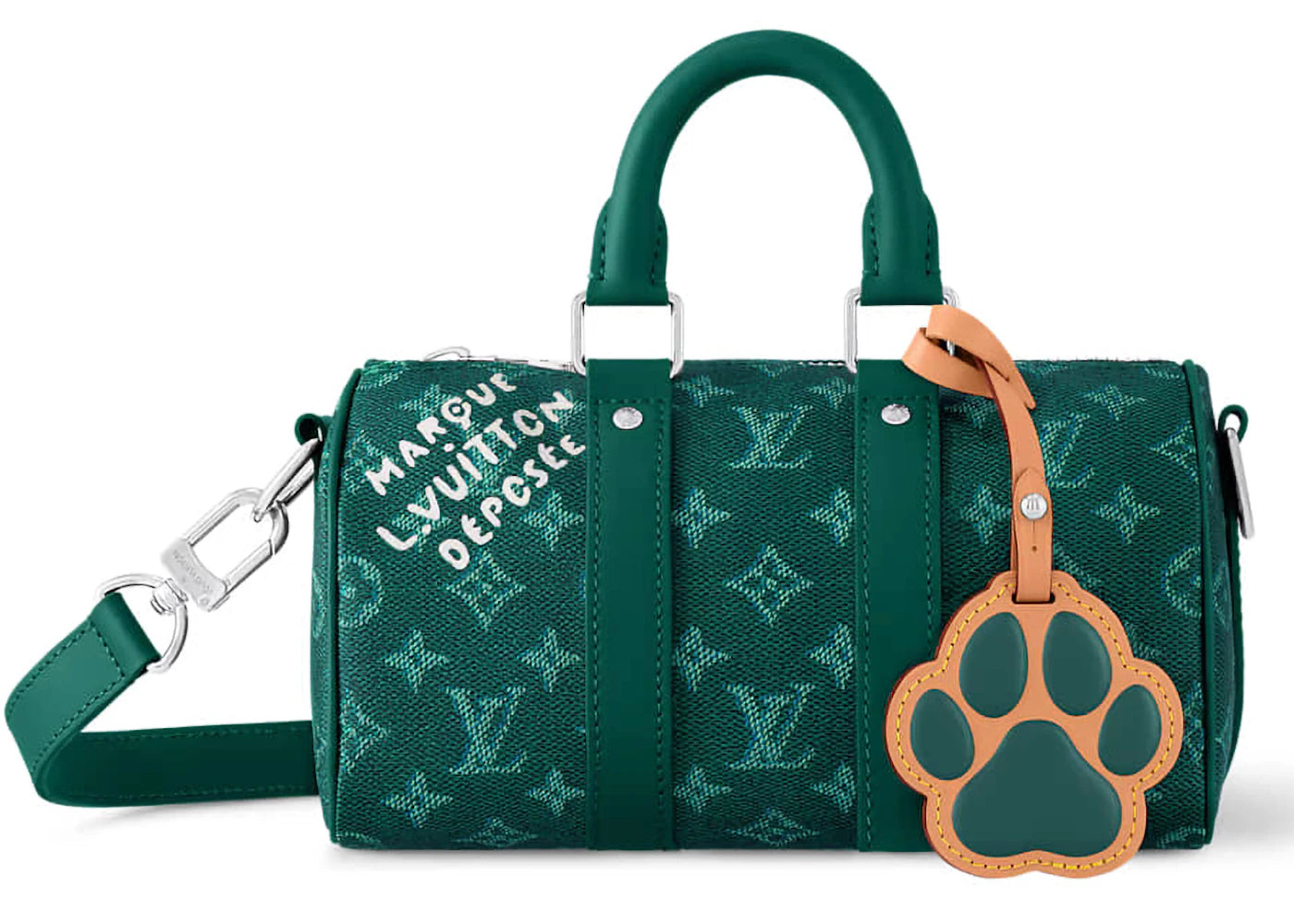 Louis Vuitton Keepall Bandouliere 25 Green