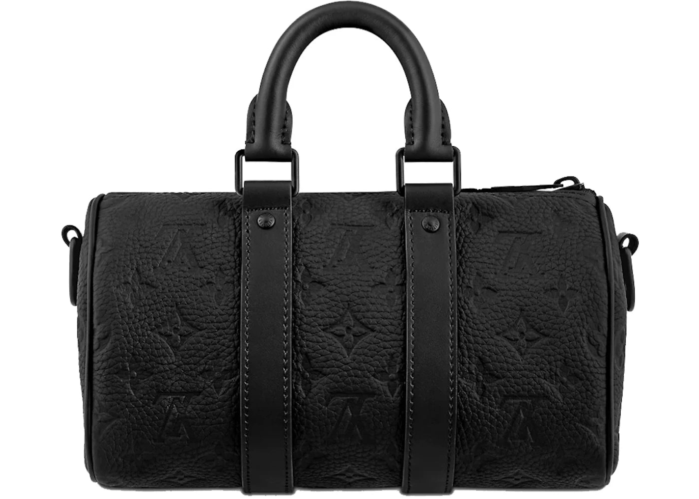 Louis Vuitton Keepall Bandouliere 25 Monogram Embossed Black