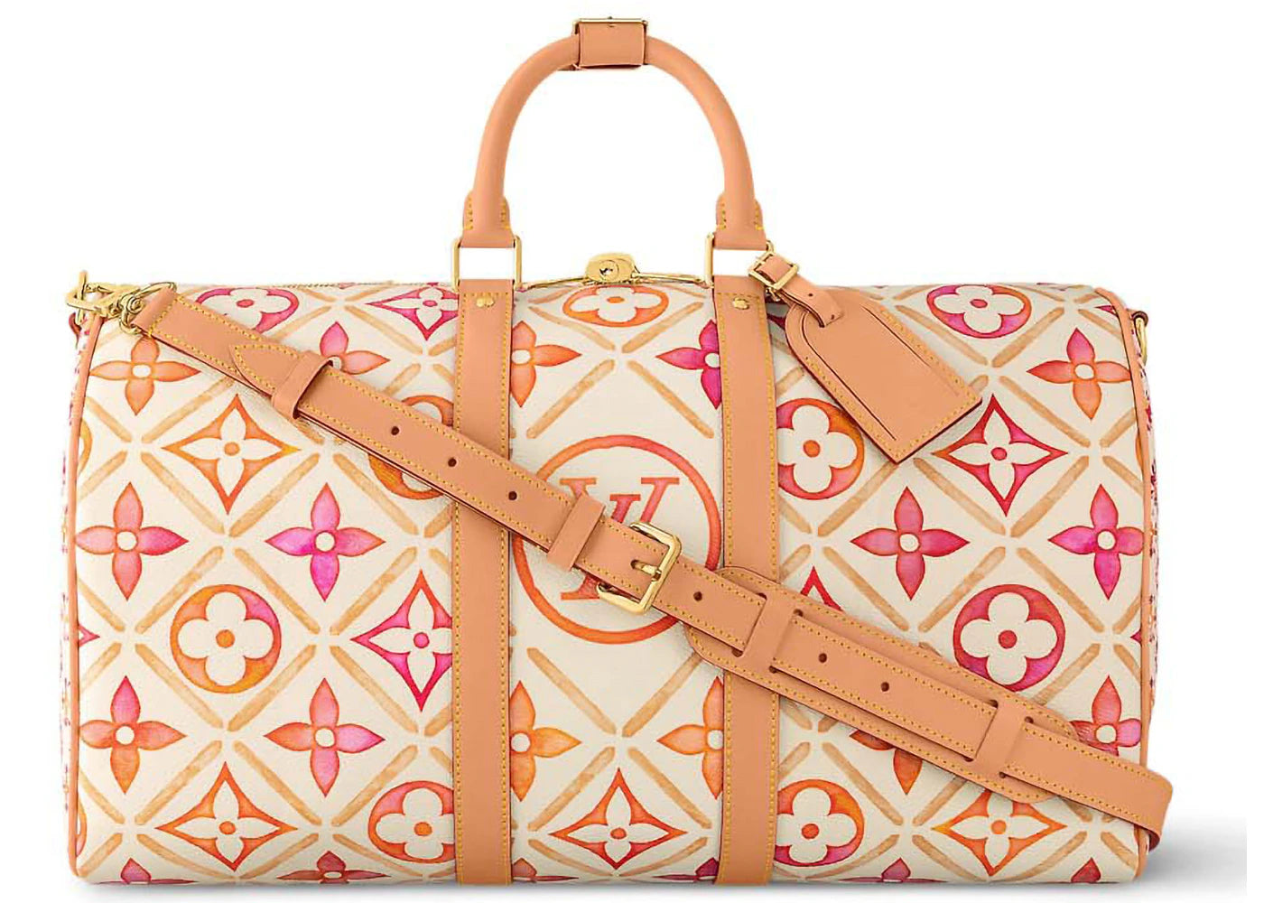 Louis Vuitton Keepall Bandouliere 45 Coral