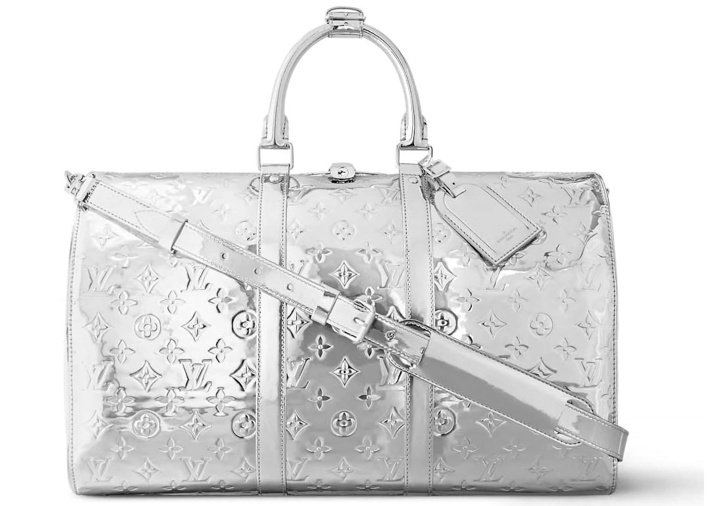 Louis Vuitton Keepall Bandouliere 45 Silver