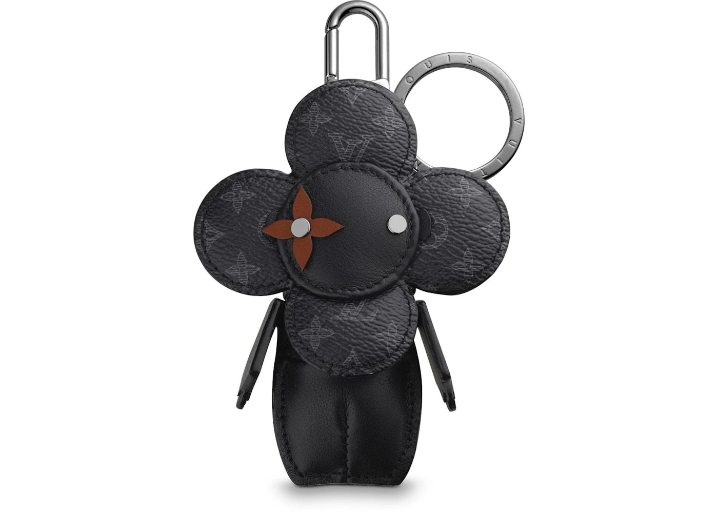 Louis Vuitton Key Holder and Bag Charm Monogram Vivienne Eclipse Black