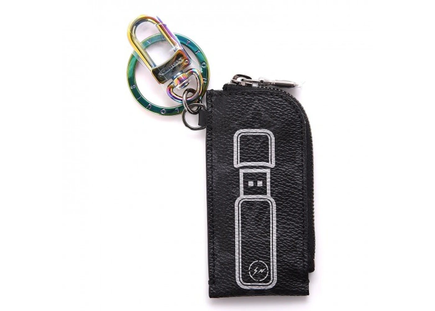 Louis Vuitton x fragment Key Pouch Flash Drive Monogram Eclipse Black/Grey