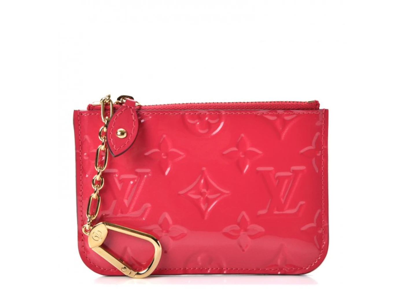 Louis Vuitton Key Pouch Monogram Vernis Hot Pink