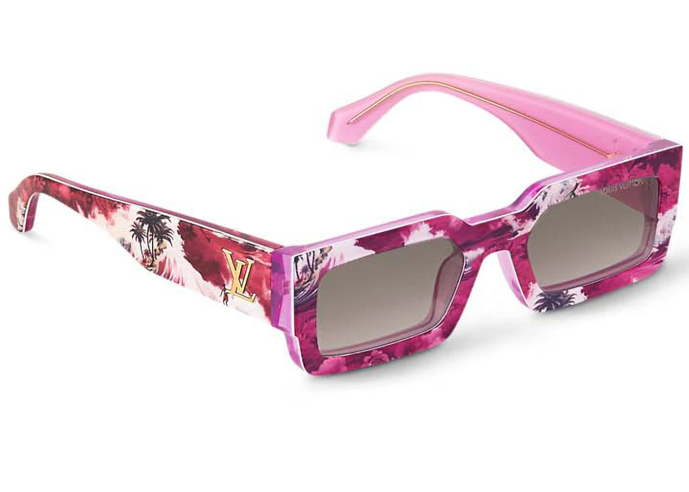 Louis Vuitton LV Clash Surfin' Monogram Sunglasses Pink (Z2201W/E)