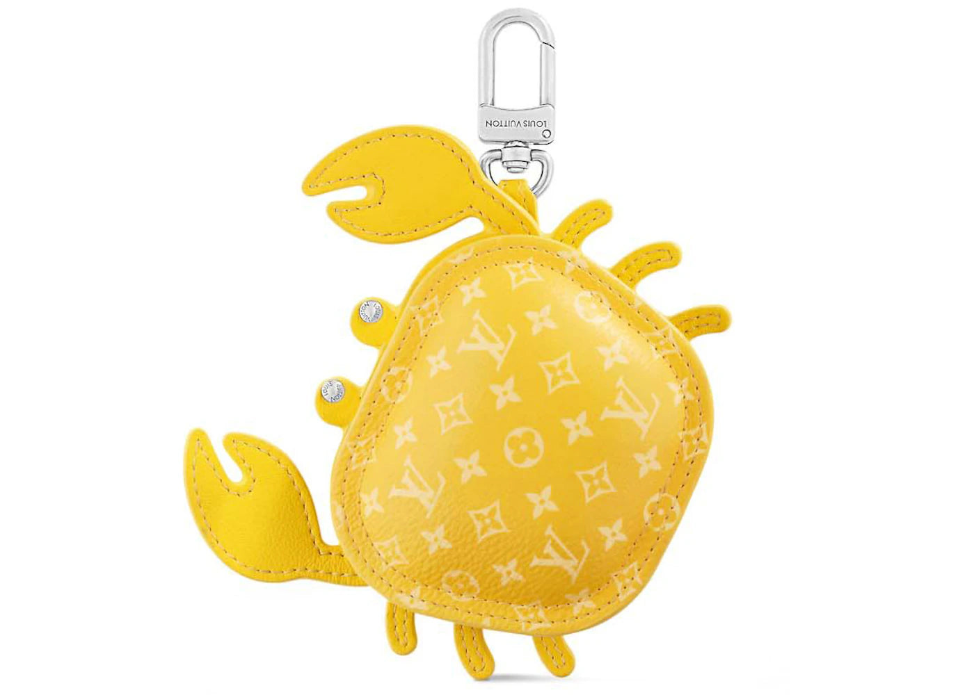 Louis Vuitton LV Crab Bag Charm Yellow