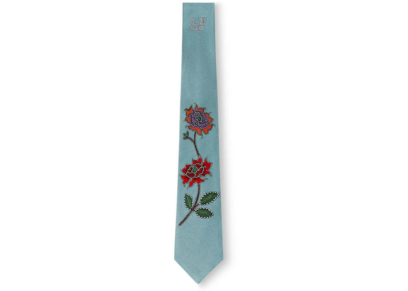 Louis Vuitton LV Flowers Tie Blue