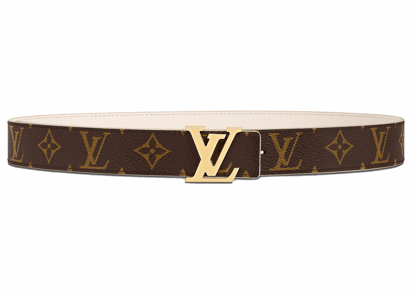 Louis Vuitton LV Initiales 30MM Reversible Belt Brown