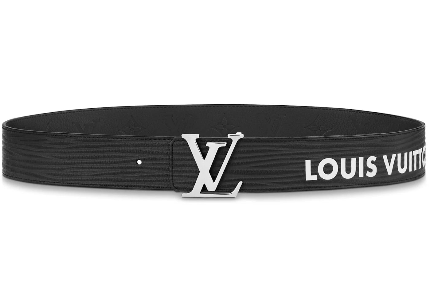 Louis Vuitton LV Initials 40mm Reversible Belt Black/Eclipse