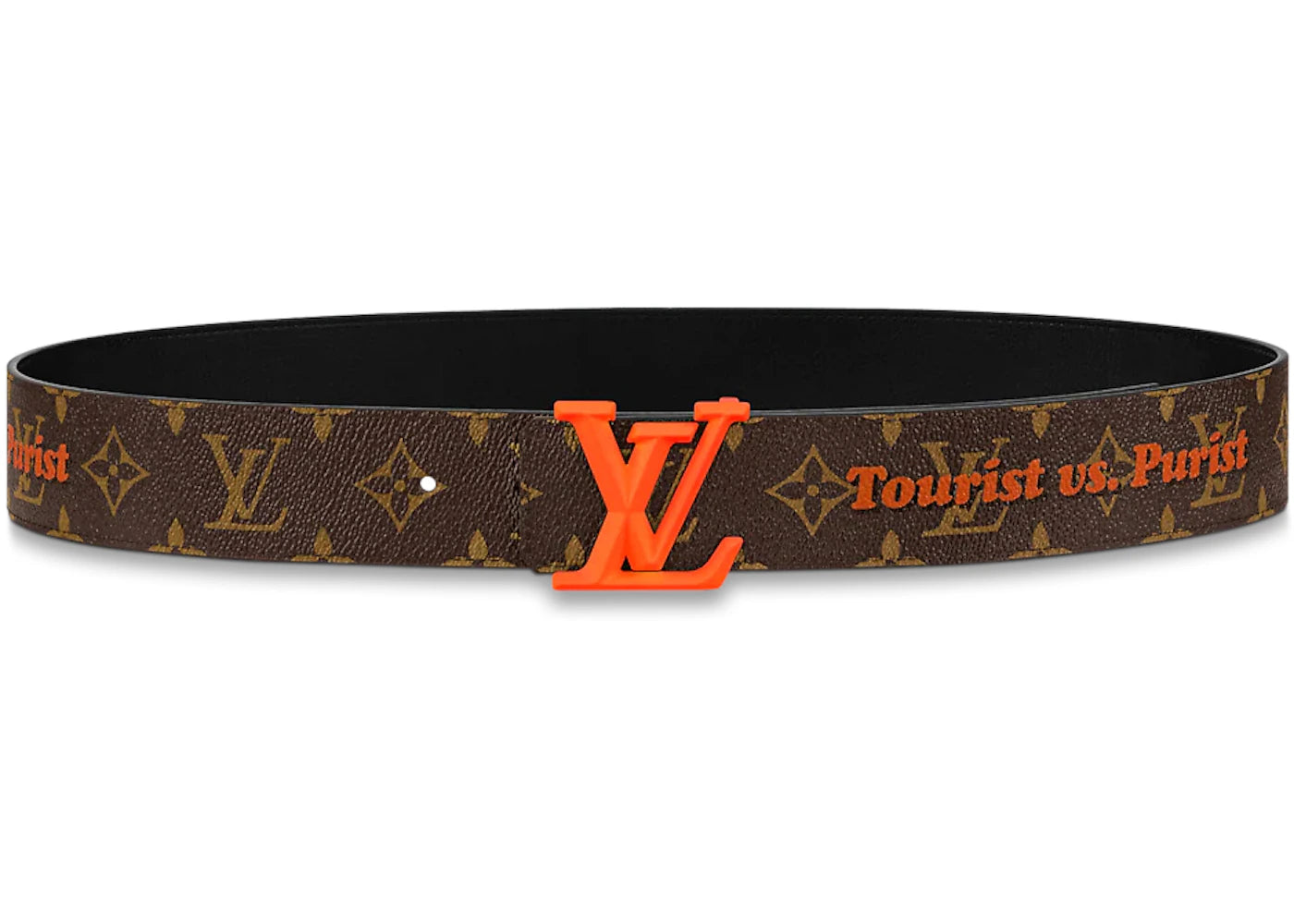 Louis Vuitton LV Pyramide 40MM Reversible Belt Monogram Brown/Orange