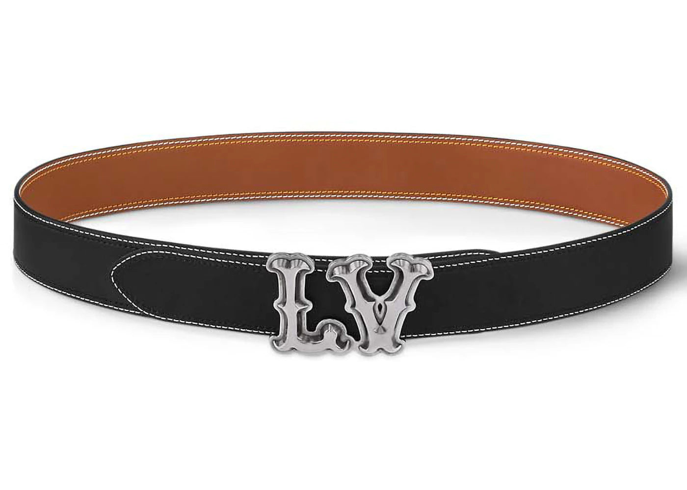 Louis Vuitton LV Ranch 40mm Reversible Belt Black