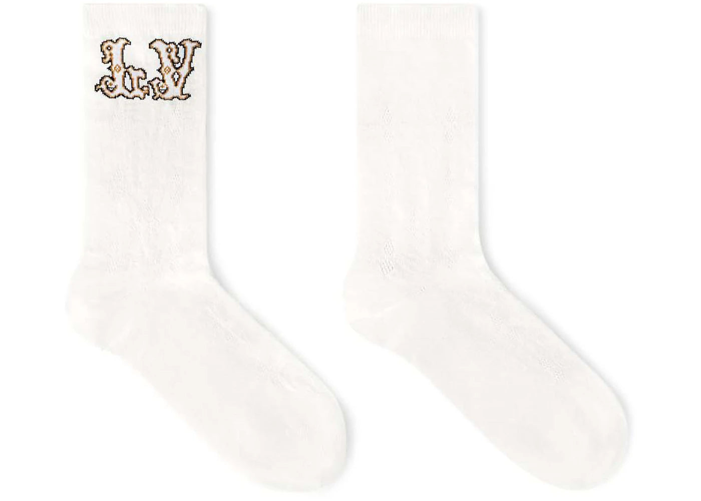 Louis Vuitton LV Ranch Race Socks White