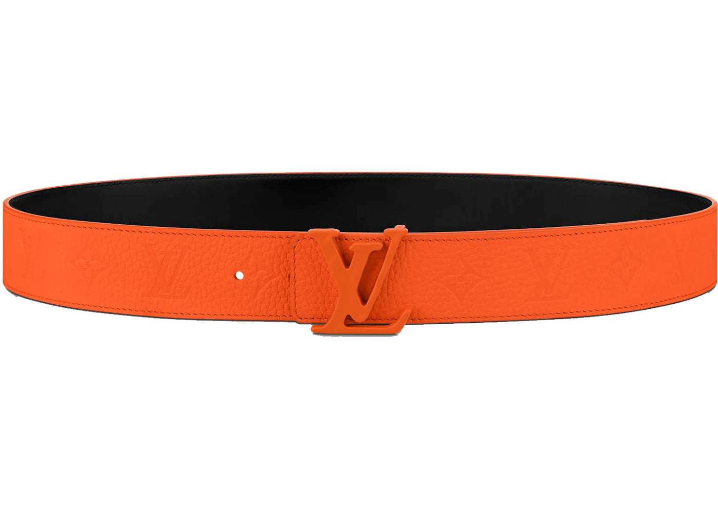 Louis Vuitton LV Shape 40MM Reversible Belt Orange