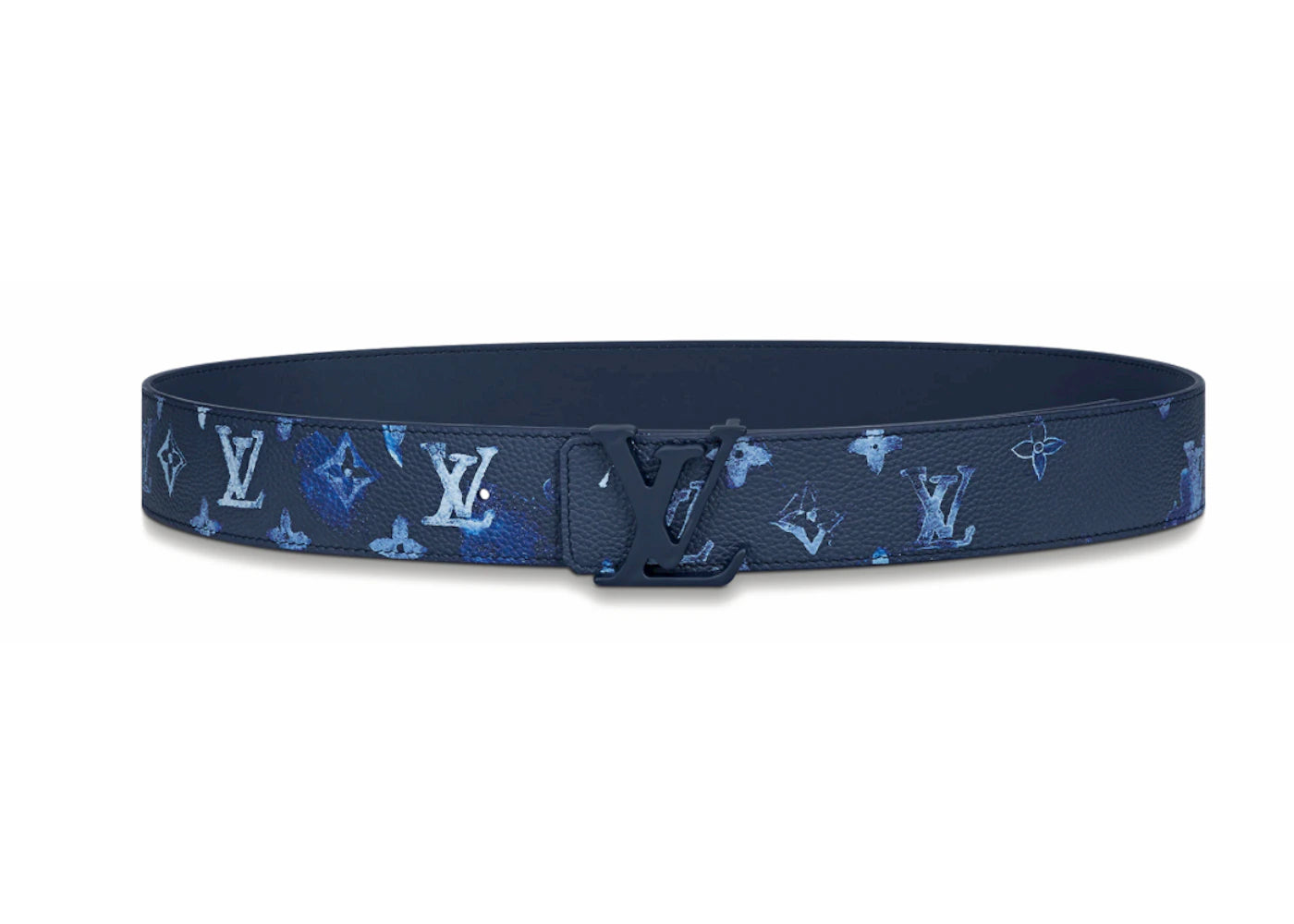Louis Vuitton LV Shape Reversible Belt 40 MM Dark Blue