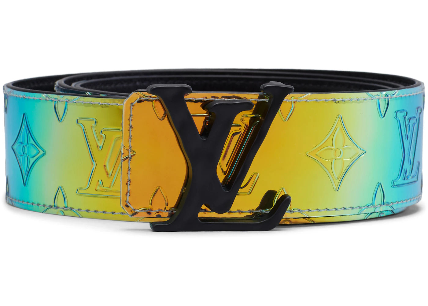 Louis Vuitton LV Shape Reversible Belt Monogram 40MM Prism/Black