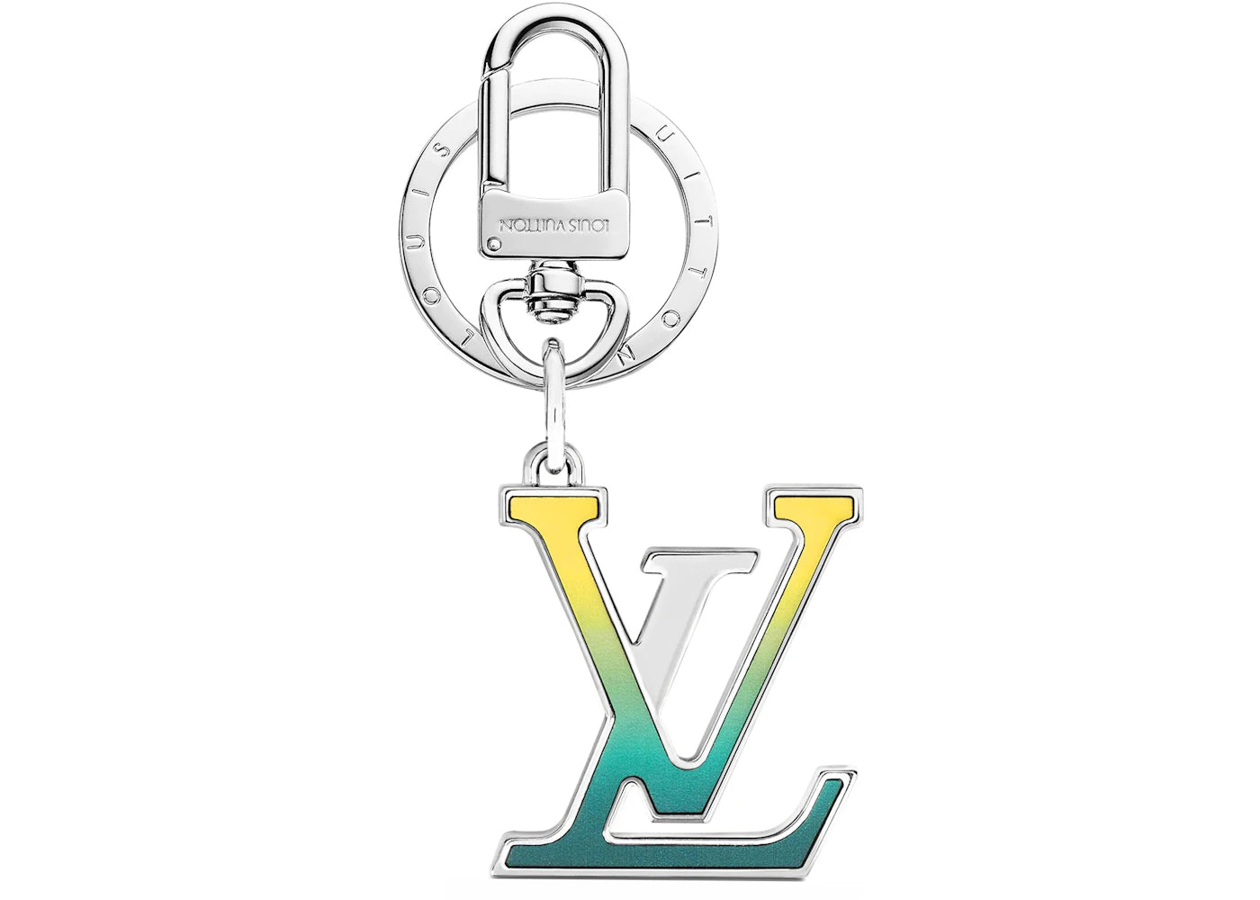 Louis Vuitton LV Spotlight Bag Charm and Key Holder Green