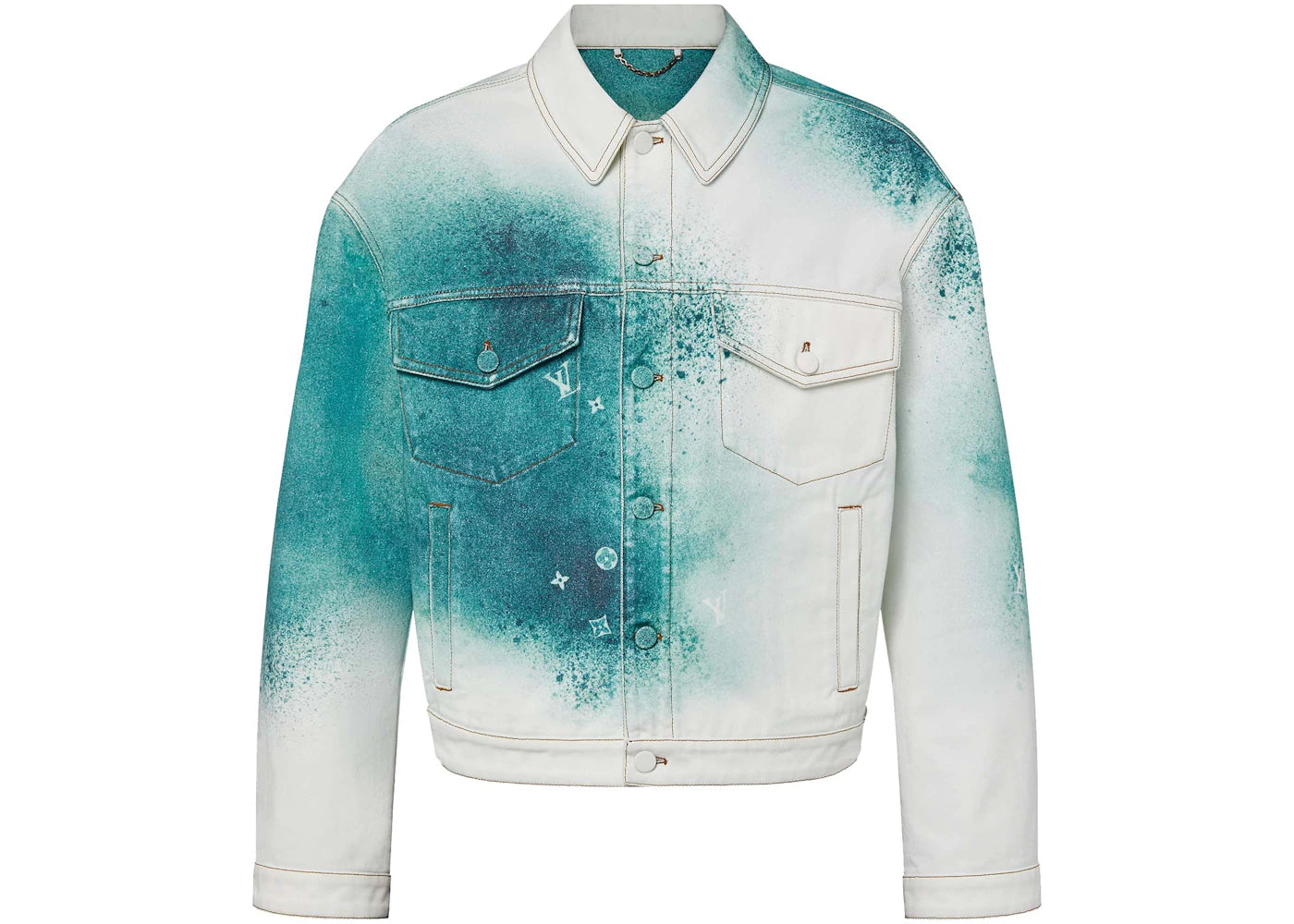 Louis Vuitton LV Spray Denim Jacket Multicolor