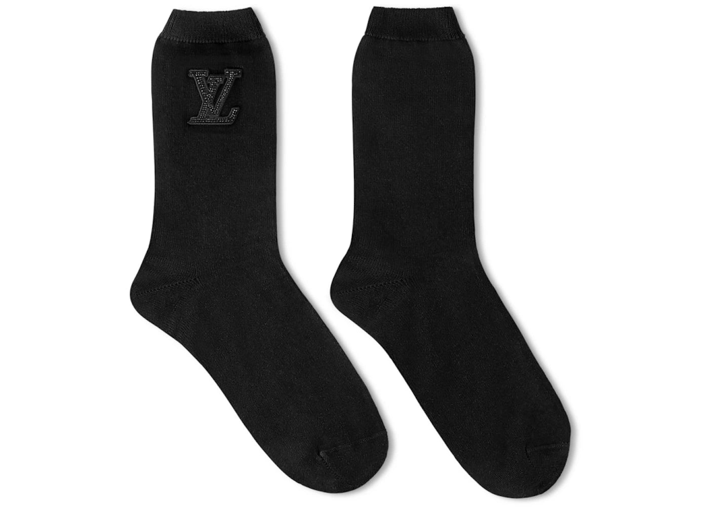 Louis Vuitton LV Strass Socks Black