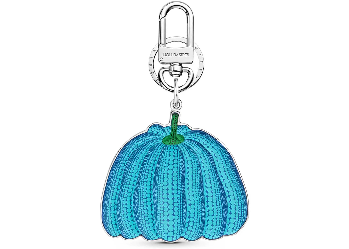 Louis Vuitton LV x YK Pumpkin Key Holder & Bag Charm Blue